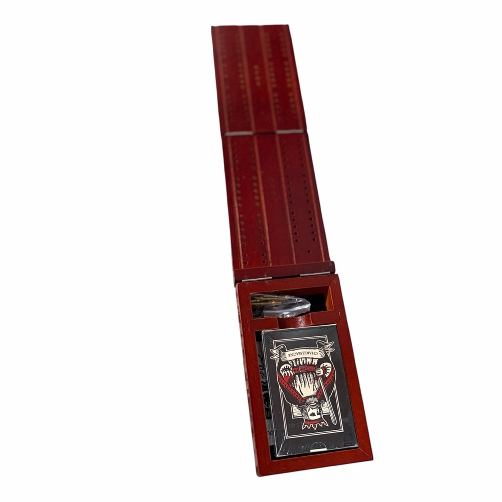 FRONT PORCH CLASSICS KNOB & HEEL TRAVEL CRIBBAGE GAME - Picture 10 of 14